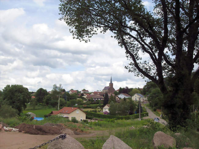 Vue sur Vieux-Moulin - Vieux-Moulin (88210) - Vosges