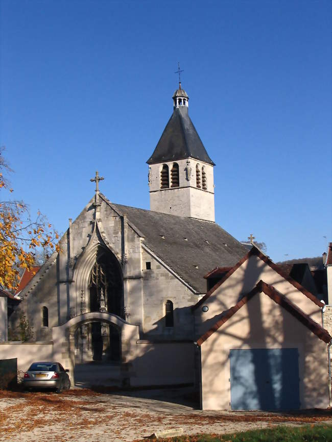 Vue de l'église de Ravières - Ravières (89390) - Yonne