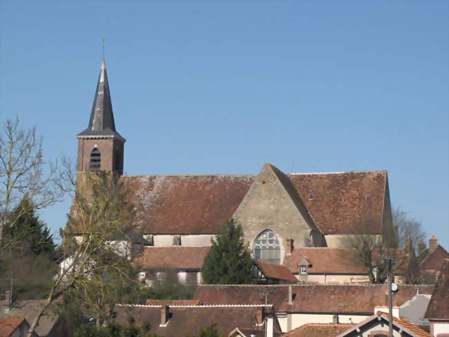 L'église Saint-Martin vue du sud - Saint-Martin-sur-Ouanne (89120) - Yonne