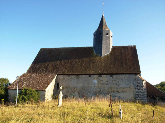 Église de Saint-Romain-le-Preuxvue depuis le vieux cimetière - Saint-Romain-le-Preux (89116) - Yonne