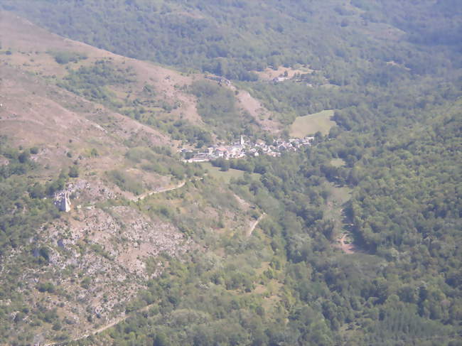 Vue d'Arquizat depuis Lapège - Miglos (09400) - Ariège