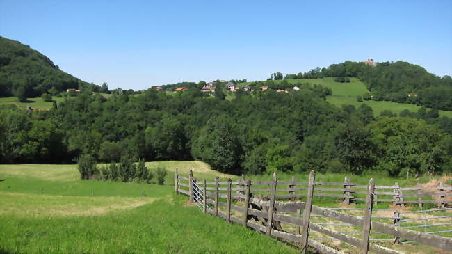 Le village vu depuis Ussau - Montégut-en-Couserans (09200) - Ariège