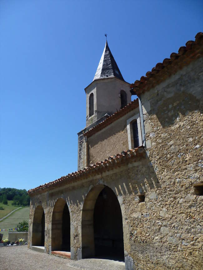 L'église de Montesquieu - Montesquieu-Avantès (09200) - Ariège