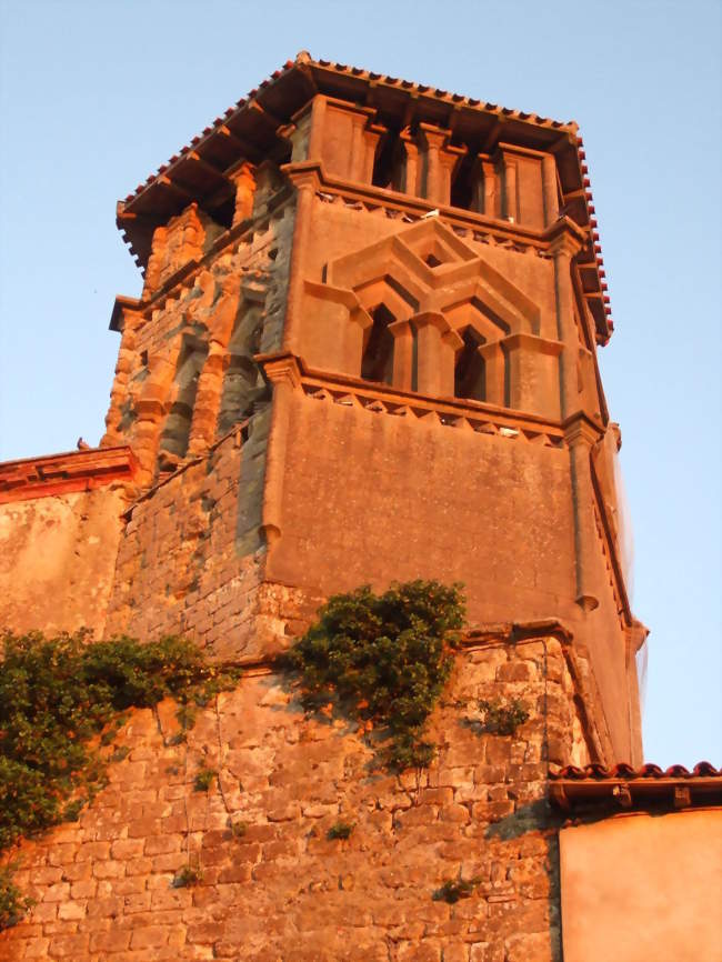 Le clocher de l'église de Saint-Ybars - Saint-Ybars (09210) - Ariège