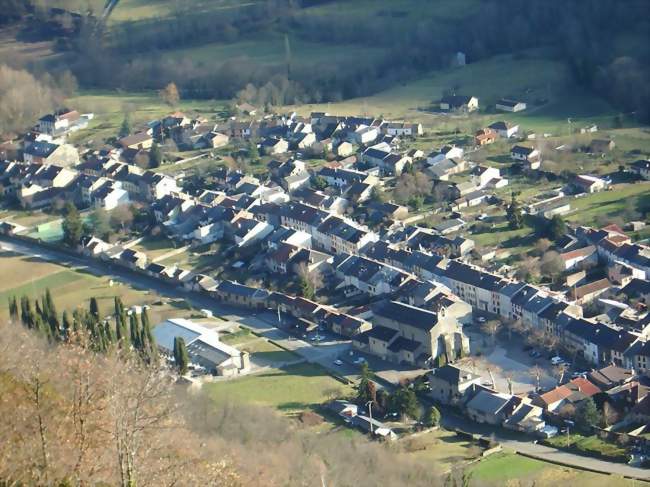 Vue générale du village - Saurat (09400) - Ariège