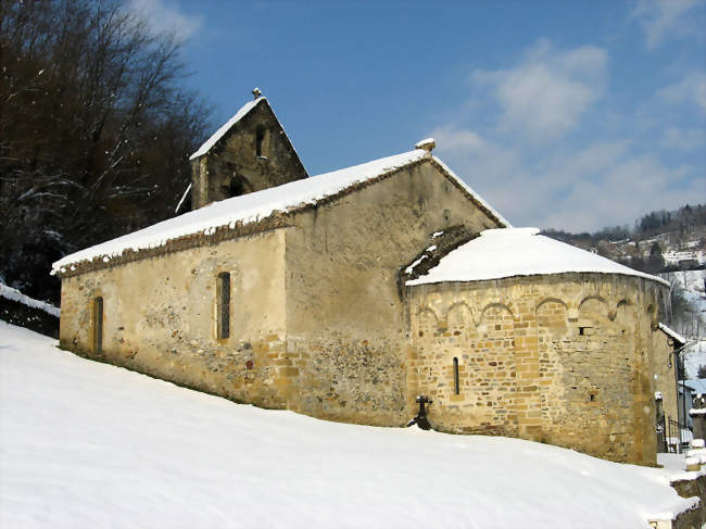 La chapelle Saint-Sernin sous la neige - Soueix-Rogalle (09140) - Ariège