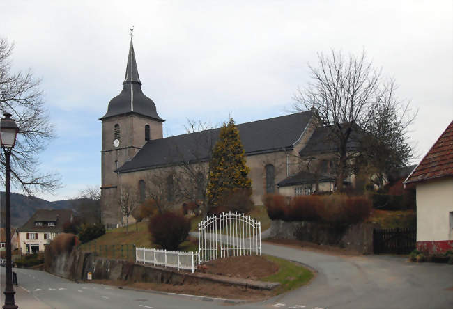 L'église Saint-Georges à Rougegoutte - Rougegoutte (90200) - Territoire de Belfort