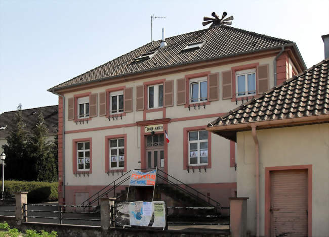 La mairie-école - Vauthiermont (90150) - Territoire de Belfort
