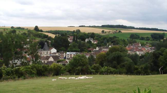 Vue générale du village - Chaussy (95710) - Val-d'Oise