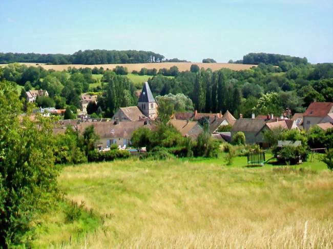 Vue sur le village - Genainville (95420) - Val-d'Oise