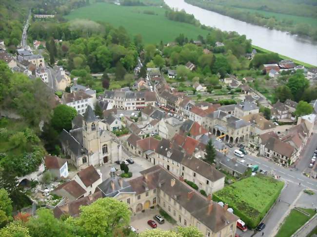 Le village vu depuis le donjon - La Roche-Guyon (95780) - Val-d'Oise