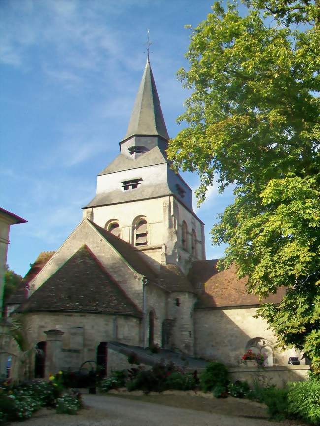 L'église Notre-Dame, façade nord - Saint-Clair-sur-Epte (95770) - Val-d'Oise