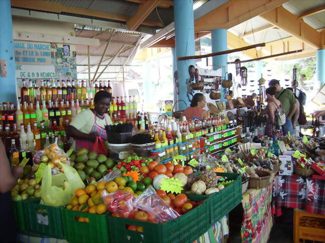 Vue du marché à Sainte-Anne - Sainte-Anne (97227) - Martinique