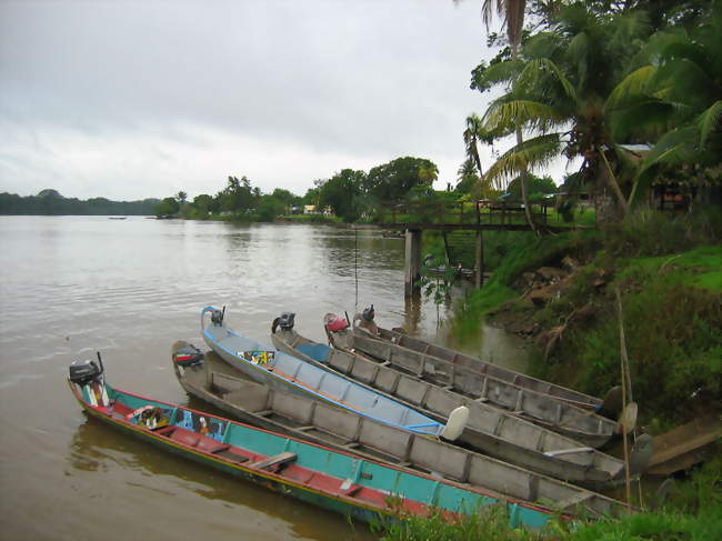 Vue de Grand-Santi, aperçu du village - Grand-Santi (97340) - Guyane