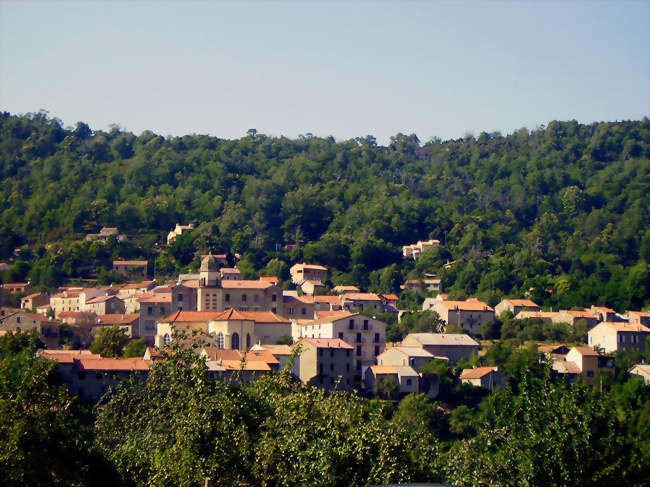 Vue sur Bastelica - Bastelica (20119) - Corse-du-Sud