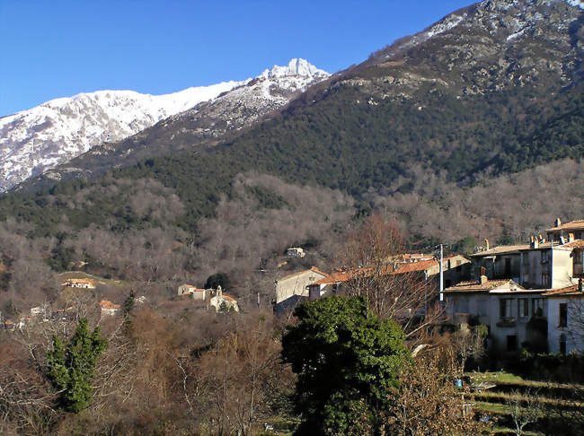 Vue du village - Bocognano (20136) - Corse-du-Sud