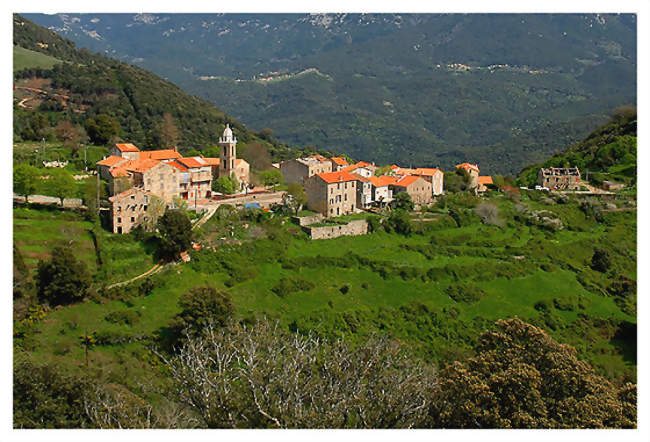 Vue de Mela-di-Tallano - Mela (20112) - Corse-du-Sud