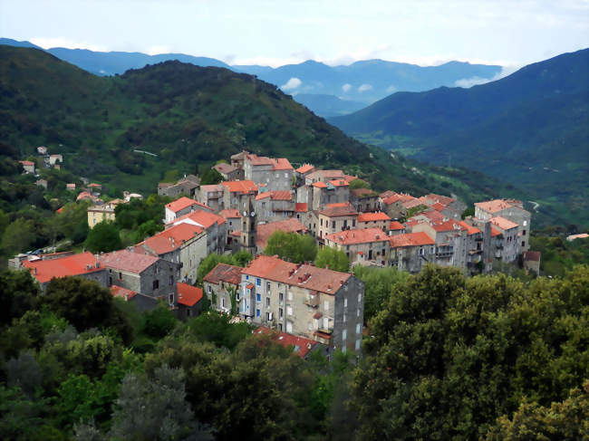 Vue de Santa-Lucia-di-Tallano - Sainte-Lucie-de-Tallano (20112) - Corse-du-Sud