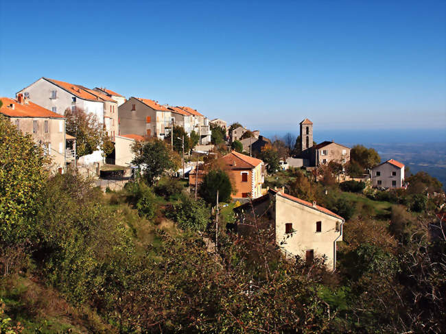Vue du village - Antisanti (20270) - Haute-Corse