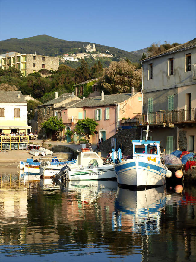 Vue du village de Camera depuis la marine de Centuri - Centuri (20238) - Haute-Corse