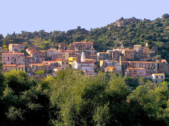 Vue du village de Moncale - Moncale (20214) - Haute-Corse