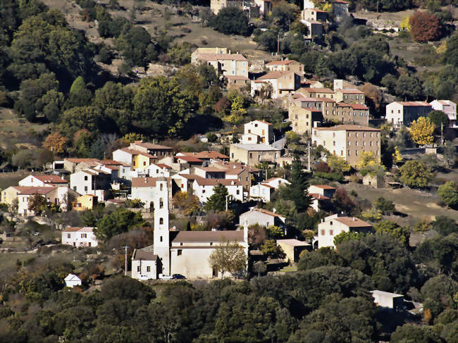Vue du village d'Olmi - Olmi-Cappella (20259) - Haute-Corse