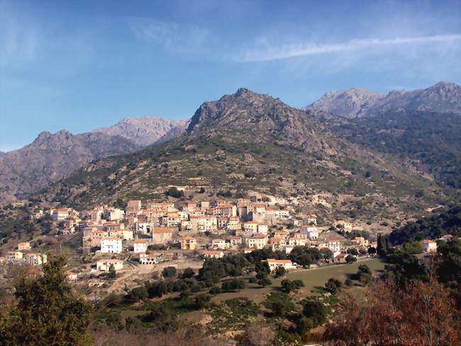 Vue du village de Teto - Pietralba (20218) - Haute-Corse