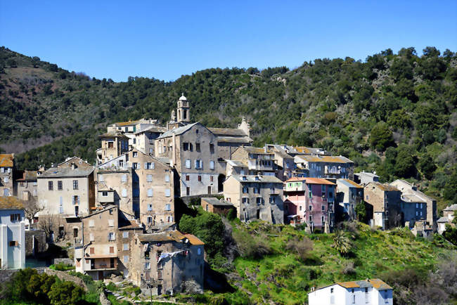 Vue de Vescovato village - Vescovato (20215) - Haute-Corse