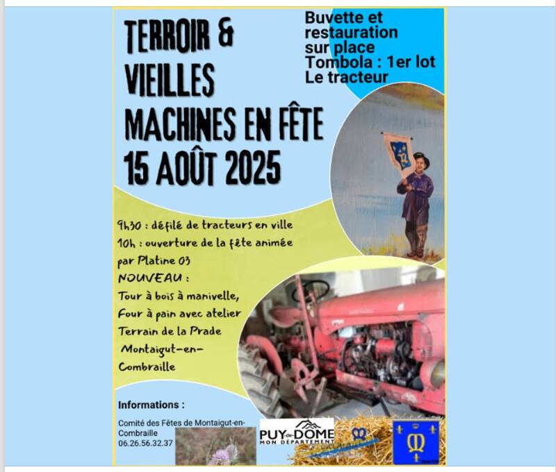 Terrtoir et vieilles machines en fête