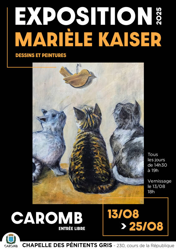 EXPOSITION Dessins Peintures MARIELE KAISER