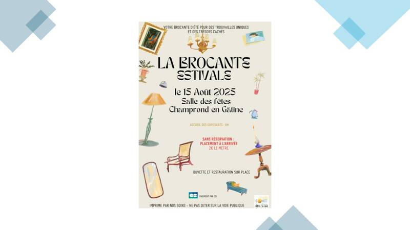 Brocante estivale de Champrond-en-Gâtine