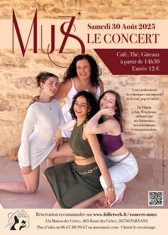 Concert MUZS - Reprises Pop, Soul, Variétés