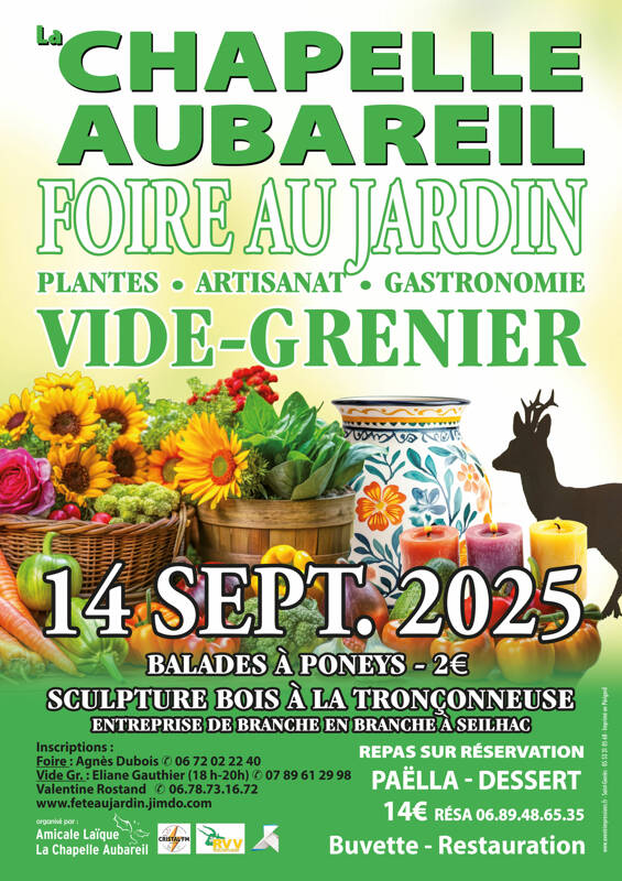 FOIRE au JARDIN / VIDE GRENIERS