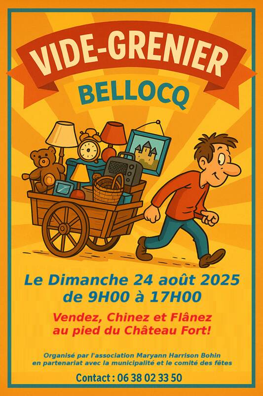 Vide-greniers autour du château de BELLOCQ