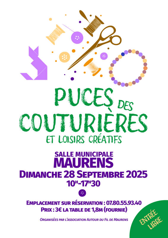 Puces des Couturières et loisirs créatifs