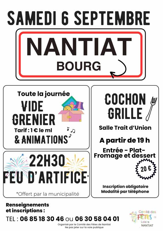 Marché gourmand et vide-grenier