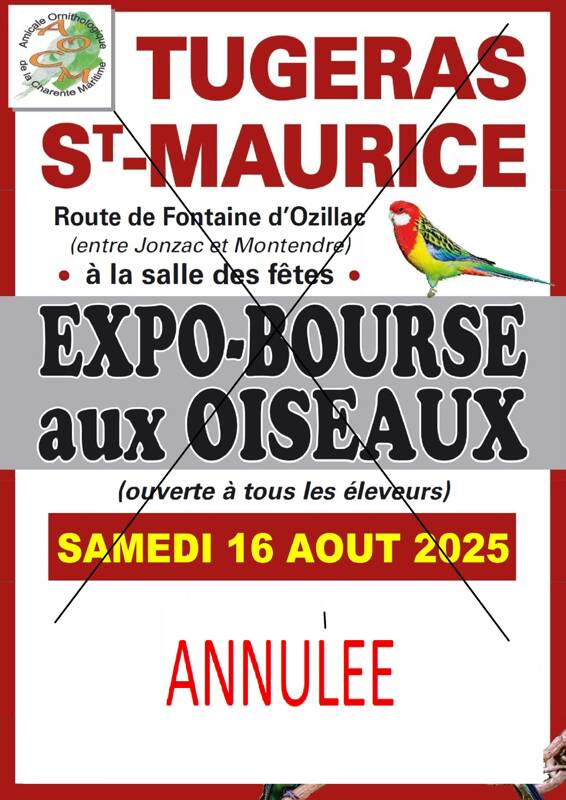 EXPOSITION BOURSE AUX OISEAUXX