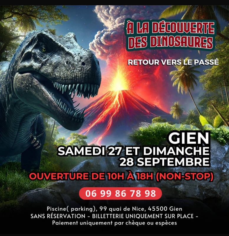 Exposition de dinosaures