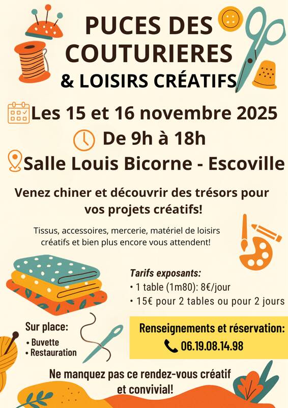 Puces des couturières et loisirs créatifs