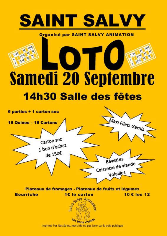 LOTO SAINT SALVY