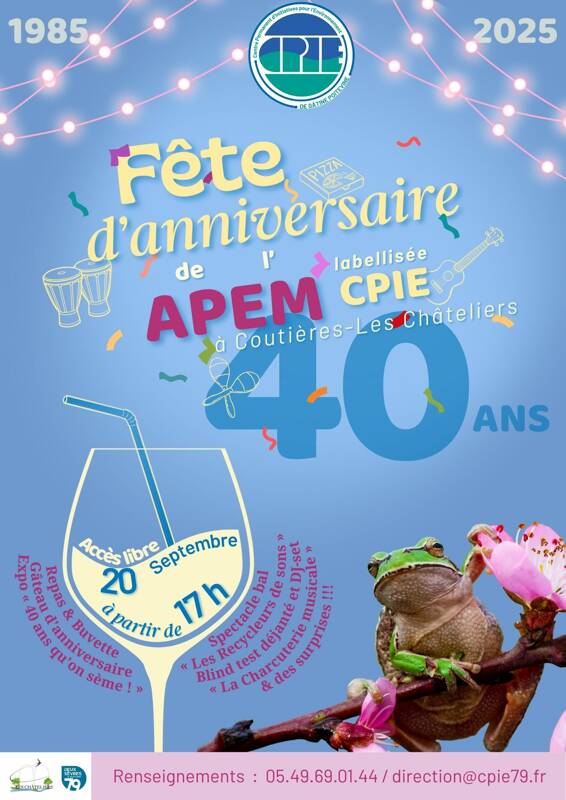 40 ans de l'APEM/CPIE de Gâtine poitevine