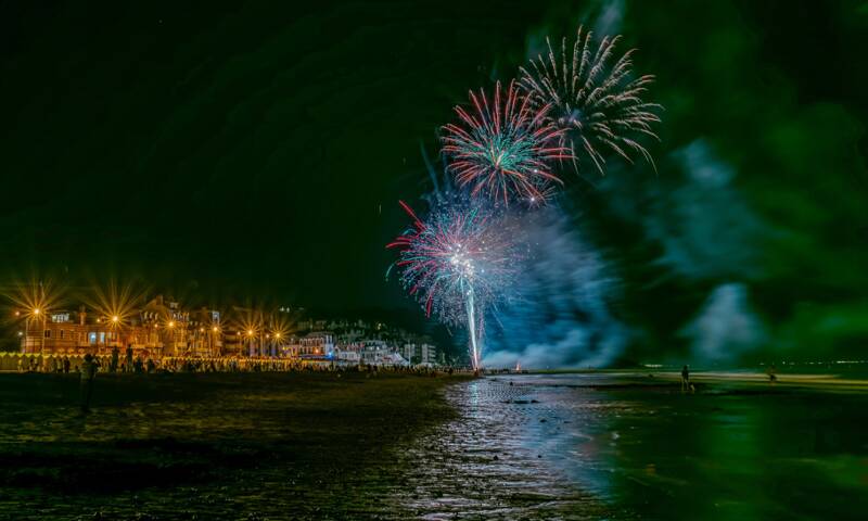 Bal et feu d'artifice