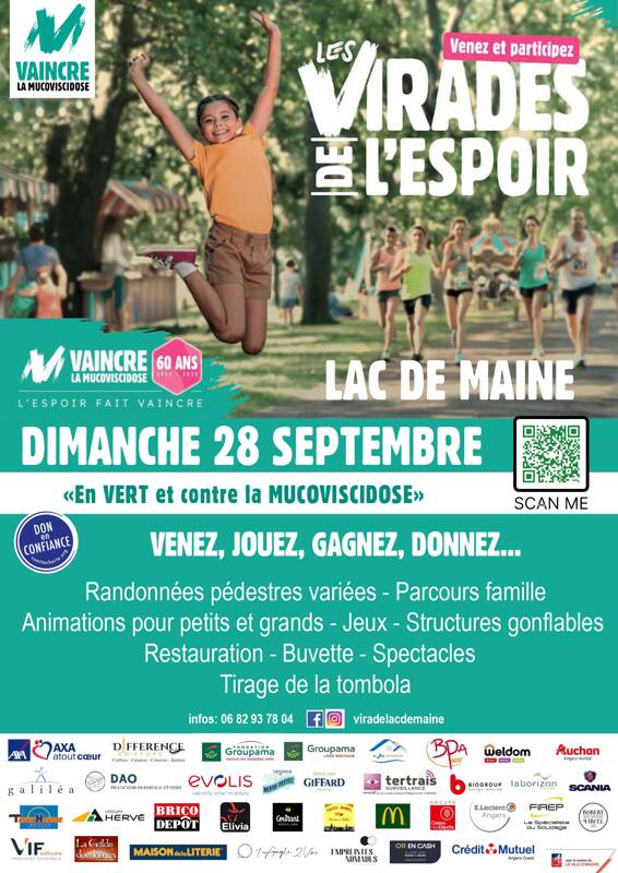 Virade de l'espoir d'Angers pour Vaincre la Mucoviscidose