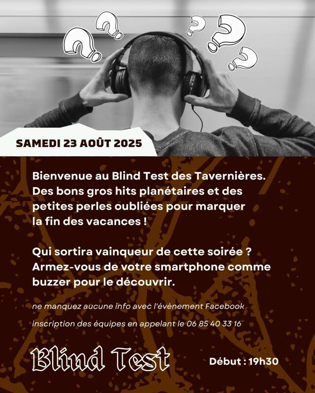 Blind Test - Taverne Les Gros Cailloux