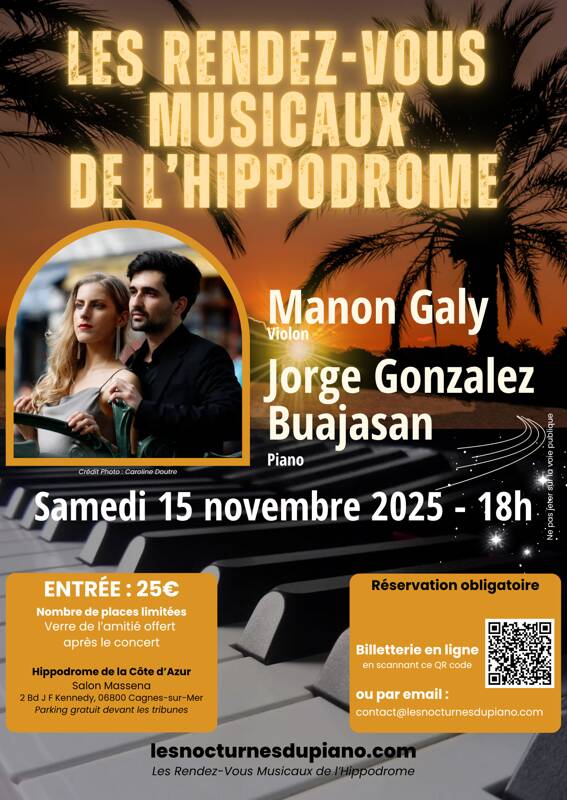 Les Rendez-Vous Musicaux de l'Hippodrome-Galy M.& Gonzalez J