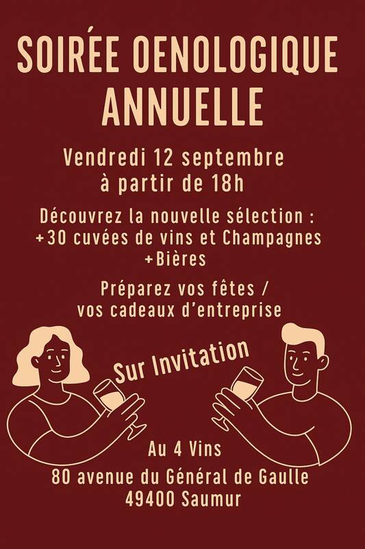 Soirée œnologique annuelle