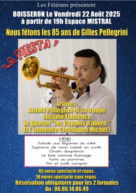 Gilles pellegrini fête ses 85 ans
