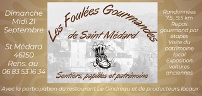 LES 2émes FOULEES GOURMANDES DE SAINT MEDARD 46150