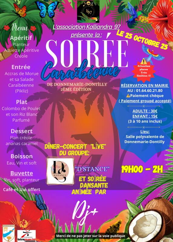 La 2ème soirée caraibéenne de Donnemarie-Dontilly