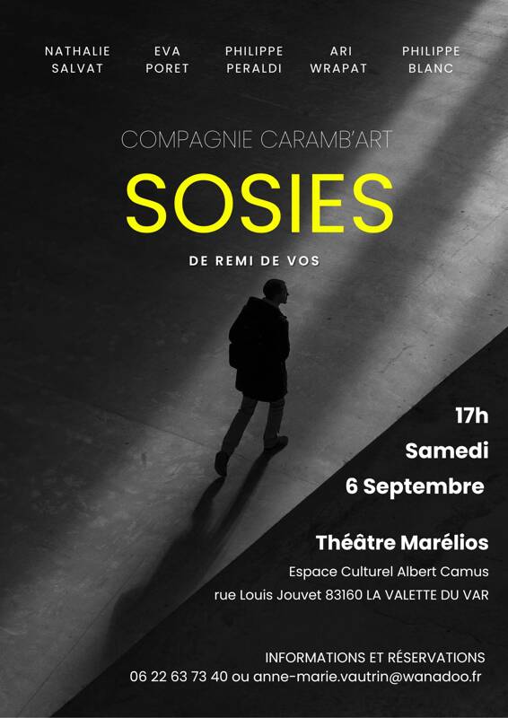 THEATRE Sosies de Rémi De Vos